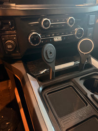 (Pre Order) 2023-2027 Ford Super Duty F-250 F-350 Quad Lock Phone Mount & Wireless Charging Stand