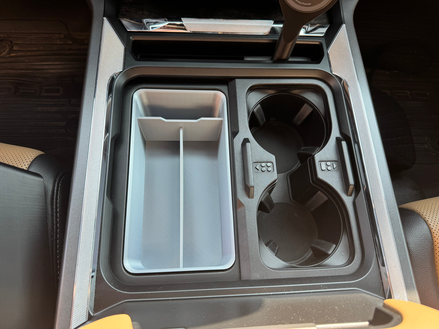 2023+ Ford Super Duty Center Console/Cup Holder Organizer