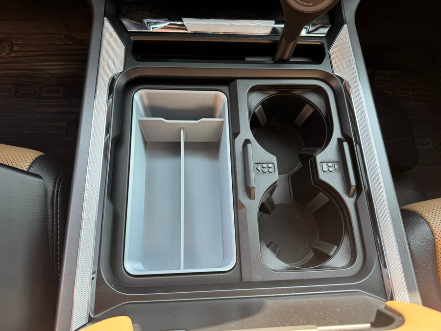2023-2027 Ford Super Duty F-250 F-350 Center Console/Cup Holder Organizer