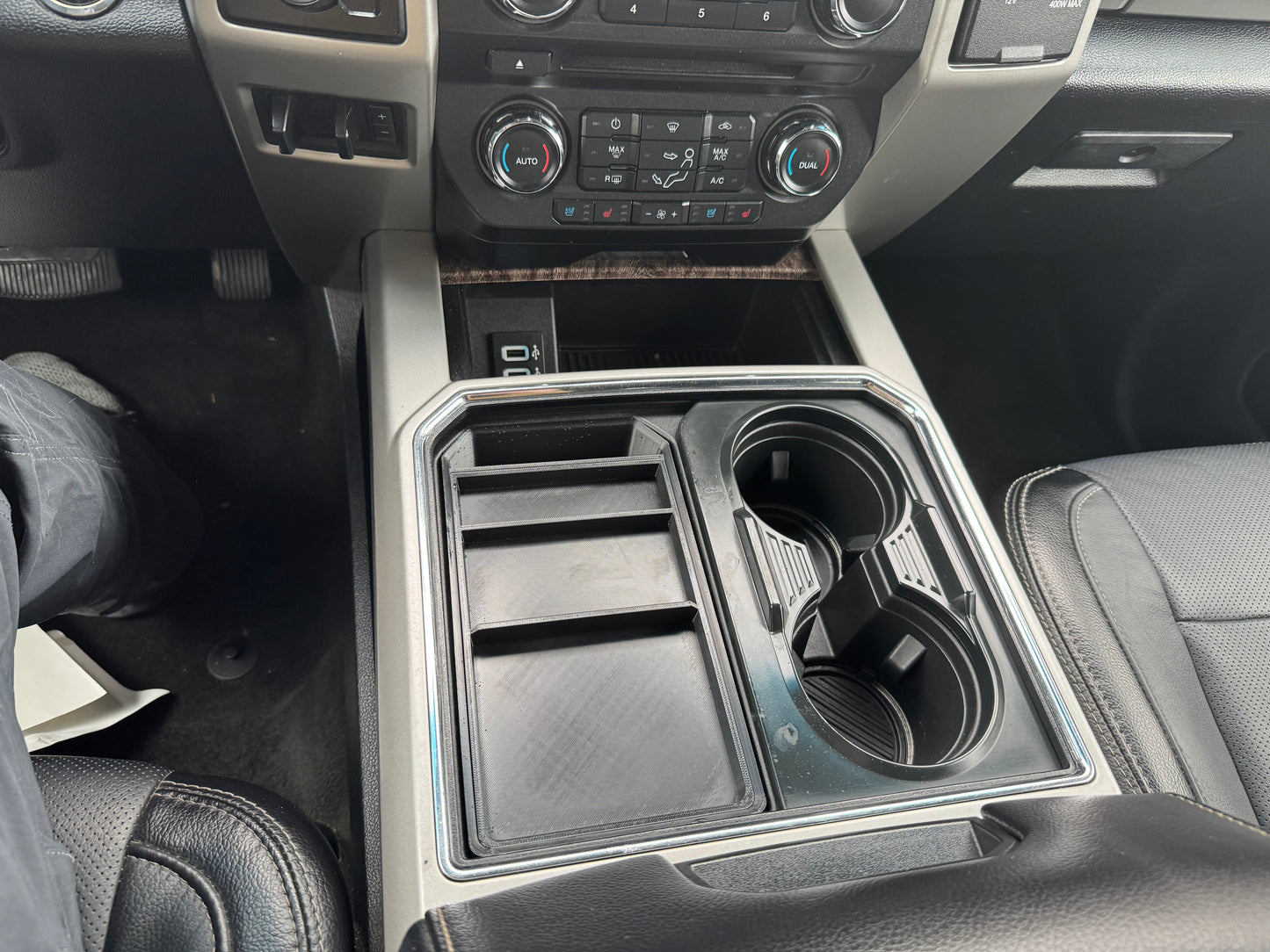 2017-2022 Ford Superduty Cupholder/Console Organizer