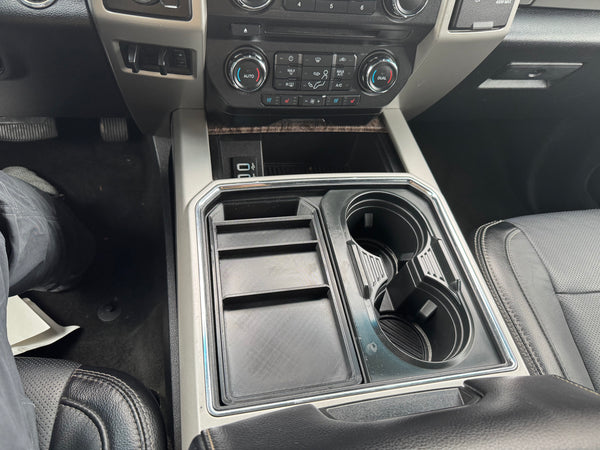 2017–2022 Ford Super Duty Center Console Organizer & Cupholder Tray